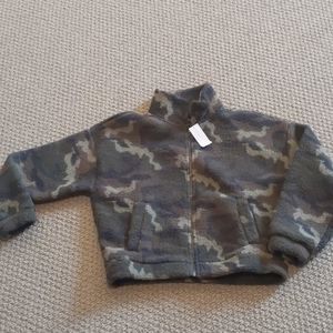 Women's American eagle camo fleece Medium